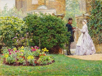 My Front Garden by Frederick Walker